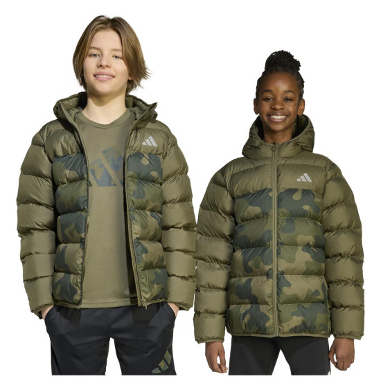 Adidas Παιδικό μπουφάν Synthetic Down Allover Print Jacket